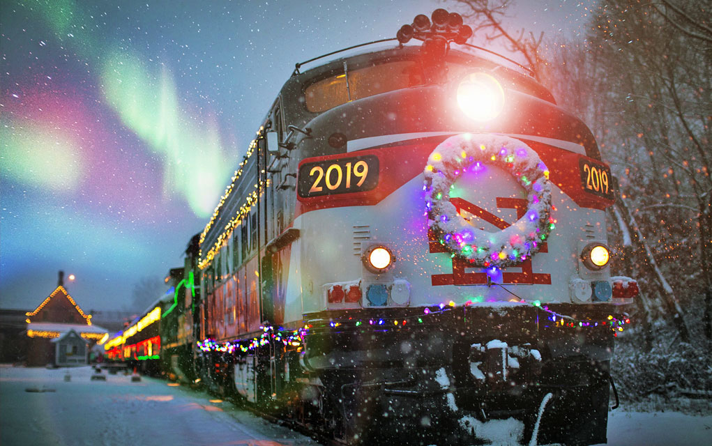 Ride Christmas Trains and visit Santa in New England